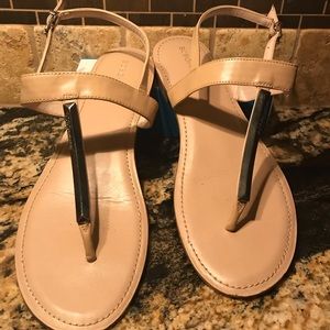 BCBGeneration Nude Thong Sandal